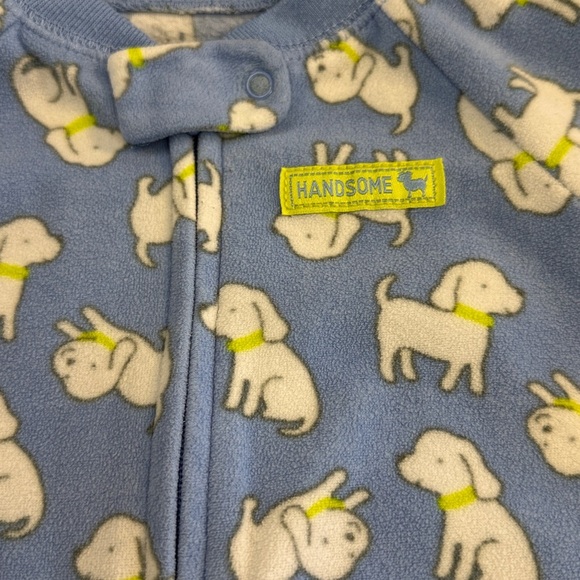 Child of Mine - Blue Baby Sleep Sack with puppy Print - Picture 2 of 3